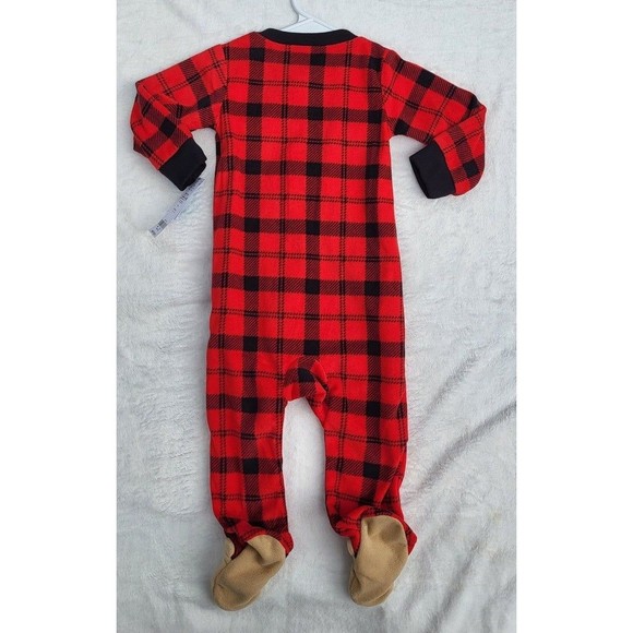Nwt Carter's Flannel Footie | 9m - Picture 2 of 5